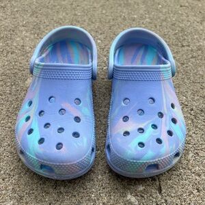 Pastel Marble CROCS sz 12